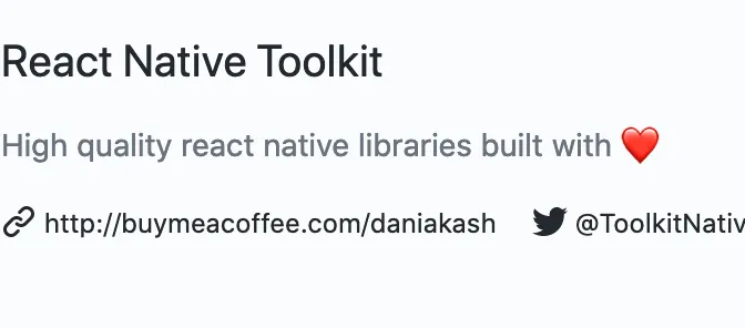 react-native-toolkit